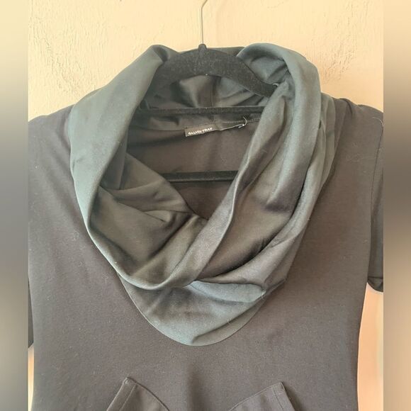 Project Runway Calvin Tran black turtleneck top size S - Picture 4 of 7